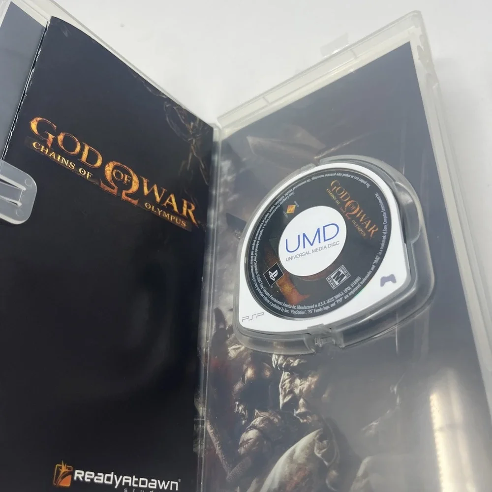 Sony God od War Chains of Olympus (PSP, 2008) Video Game - CIB, Black Label